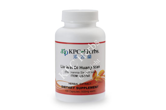 Liu Wei Di Huang Wan - CS0780 - 100 Capsules - 500mg