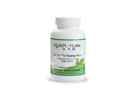 Liu Wei Di Huang Wan - T0780 - 120 Tablets - 750mg